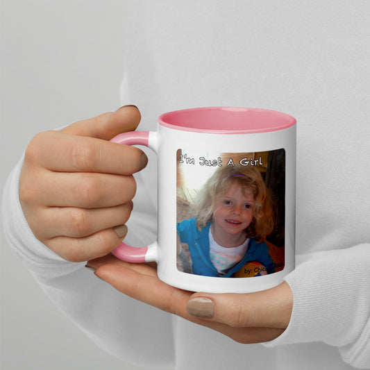 Mug with Color Inside (I'm Just A Girl)
